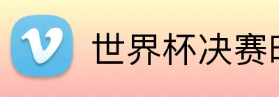 世界杯决赛时间 Logo